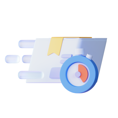 배달  3D Icon