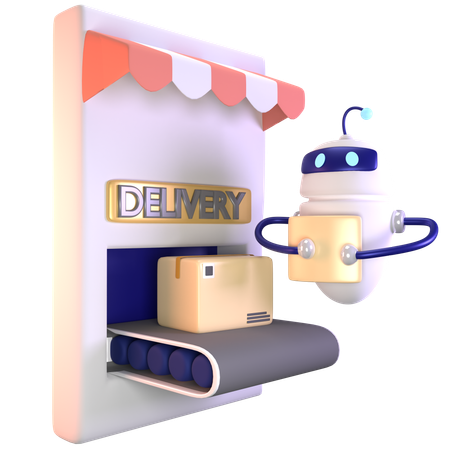 Delivery  3D Icon