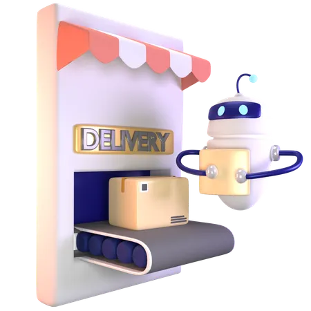 Delivery  3D Icon