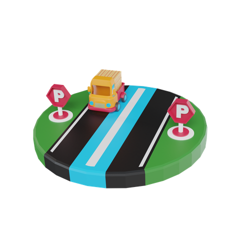 Delivery  3D Icon