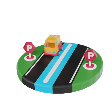 Delivery  3D Icon