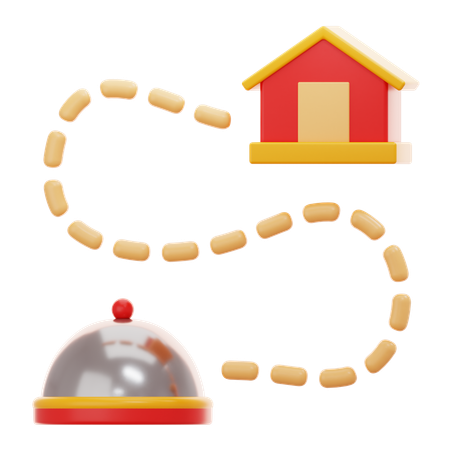Delivery Address  3D Icon