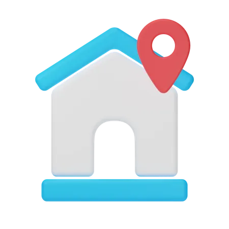 Delivery Address  3D Icon