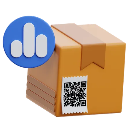 配信分析  3D Icon