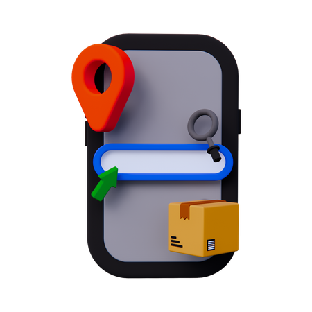 Delivery App  3D Icon