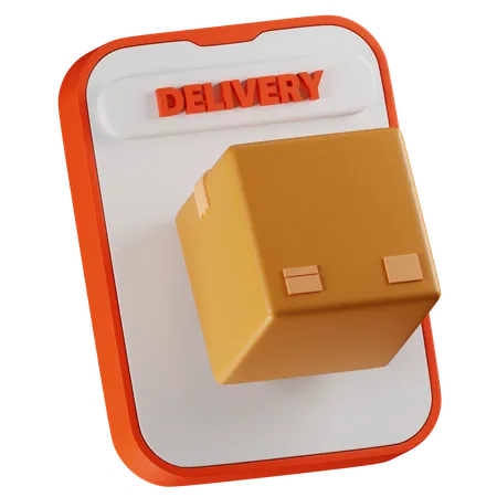 Delivery App  3D Icon