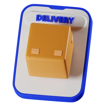 Delivery App  3D Icon