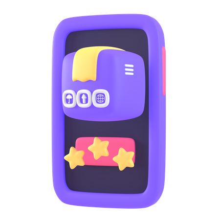 Delivery App  3D Icon