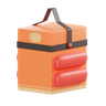3d delivery bag logo