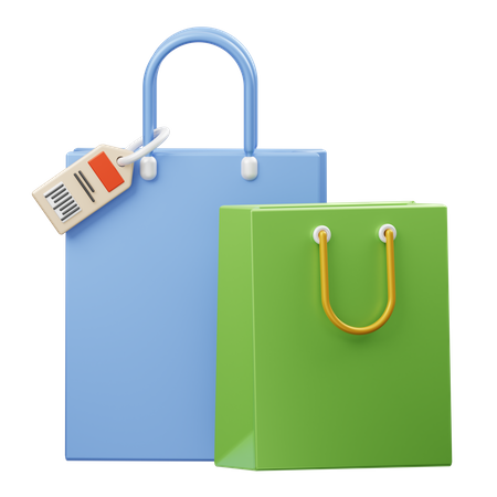 Delivery Bags  3D Icon