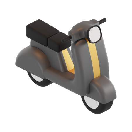 Delivery Bike  3D Icon