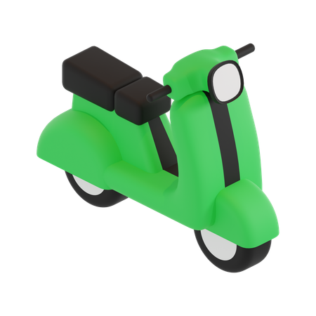 Delivery Bike  3D Icon