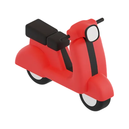 Delivery Bike  3D Icon