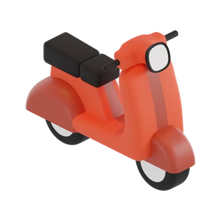 Delivery Bike  3D Icon