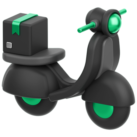 Delivery Bike  3D Icon