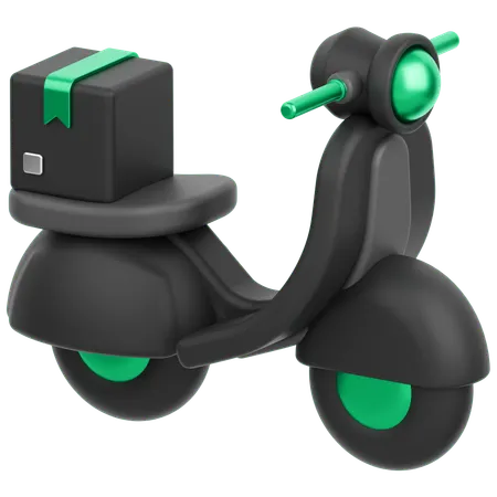 Delivery Bike  3D Icon