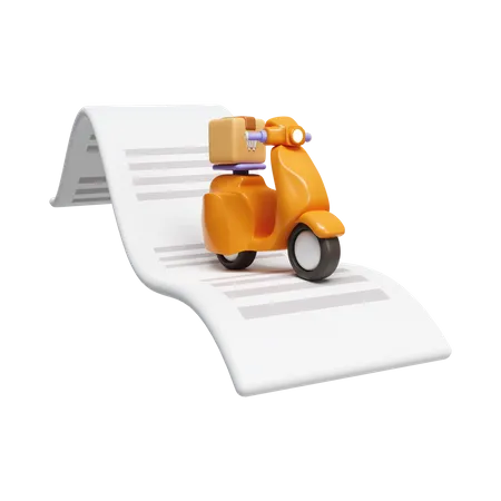Delivery Bill  3D Icon