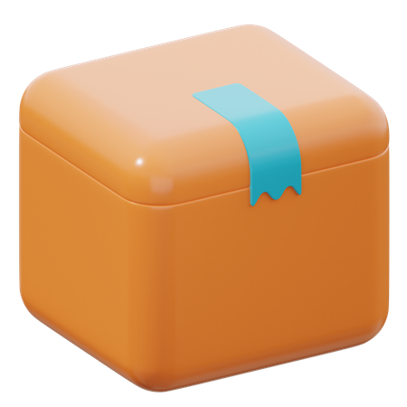 배달 상자  3D Icon