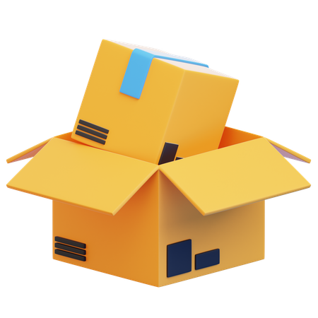 宅配ボックス  3D Icon