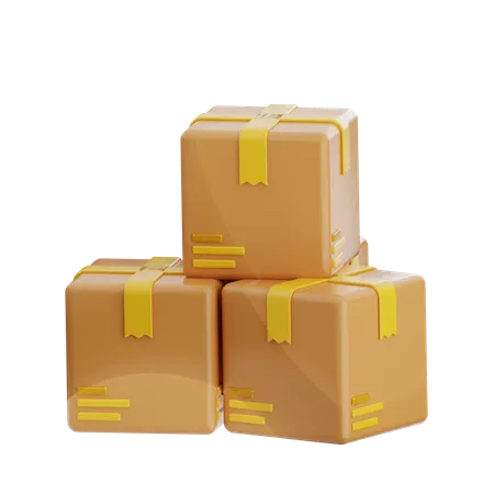 宅配ボックス  3D Icon