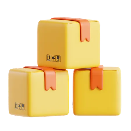 宅配ボックス  3D Icon