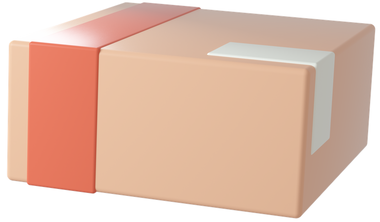 Delivery Box 3D Illustration