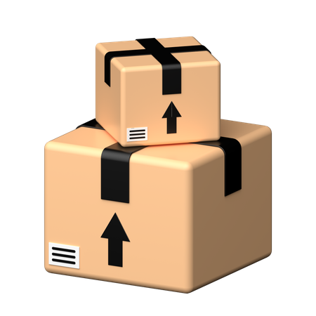 Delivery Box  3D Icon