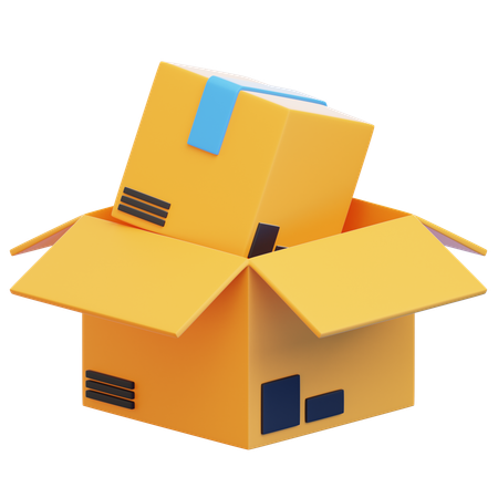 Delivery Box  3D Icon