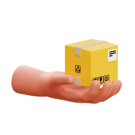 Delivery Box  3D Icon