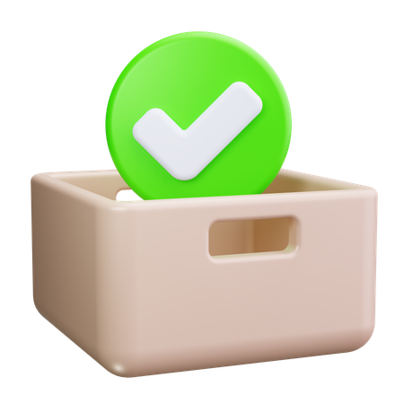 Delivery Box  3D Icon