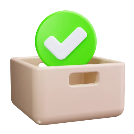 Delivery Box  3D Icon