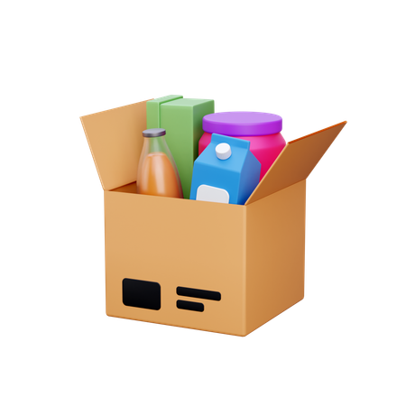 Delivery Box  3D Icon