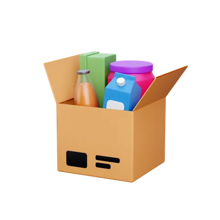 Delivery Box  3D Icon