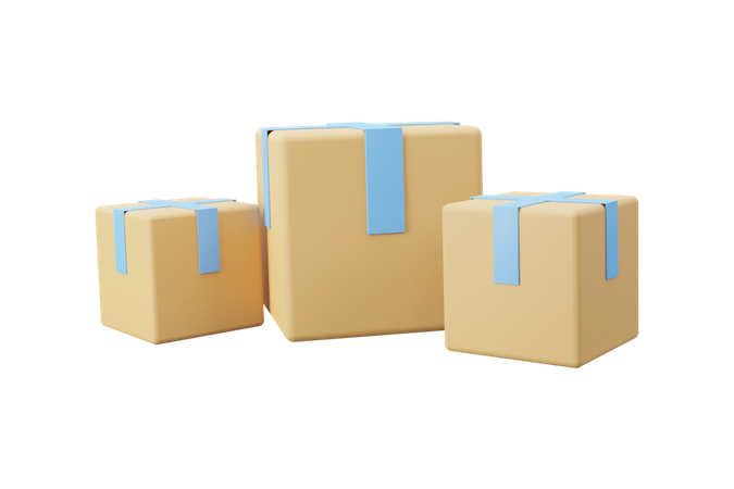 Delivery box  3D Icon