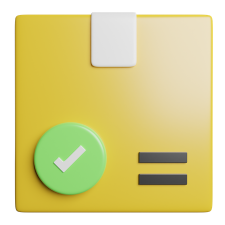 Delivery Box  3D Icon