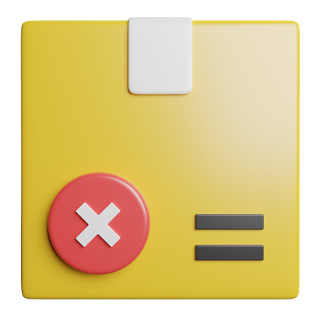 Delivery Box  3D Icon