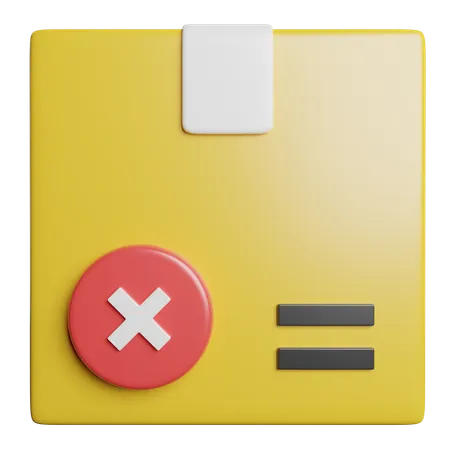 Delivery Box  3D Icon
