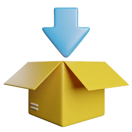 Delivery Box  3D Icon