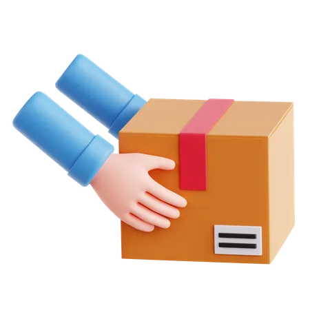 Delivery Box  3D Icon