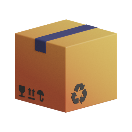 Delivery Box  3D Icon