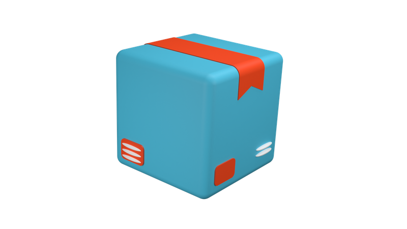 Delivery Box  3D Icon