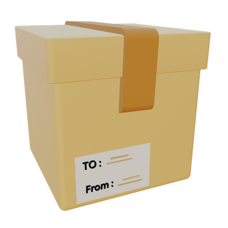 Delivery Box  3D Icon