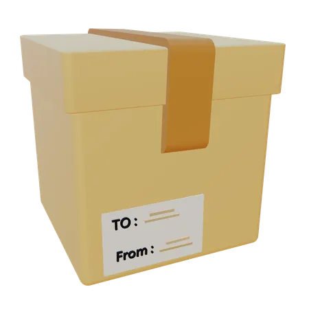 Delivery Box  3D Icon