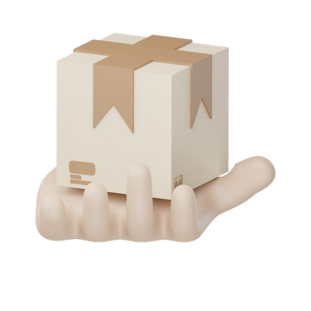 Delivery Box  3D Icon