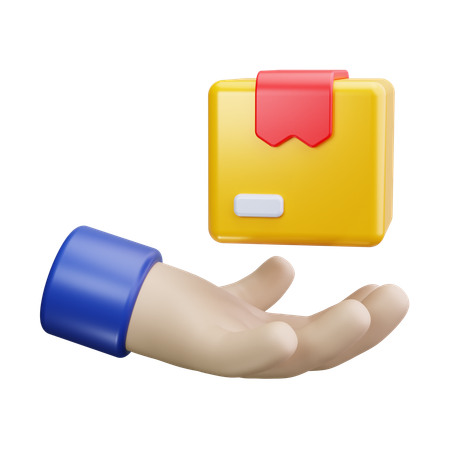 Delivery Box  3D Icon