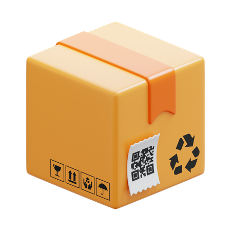 Delivery Box  3D Icon