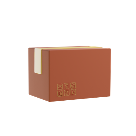 Delivery Box  3D Icon