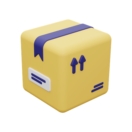 Delivery Box  3D Icon