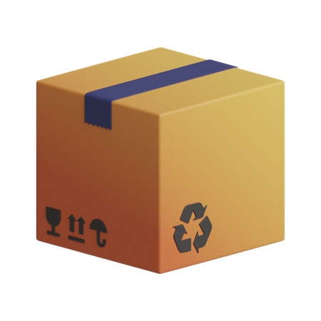Delivery Box  3D Icon