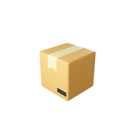 Delivery Box  3D Icon